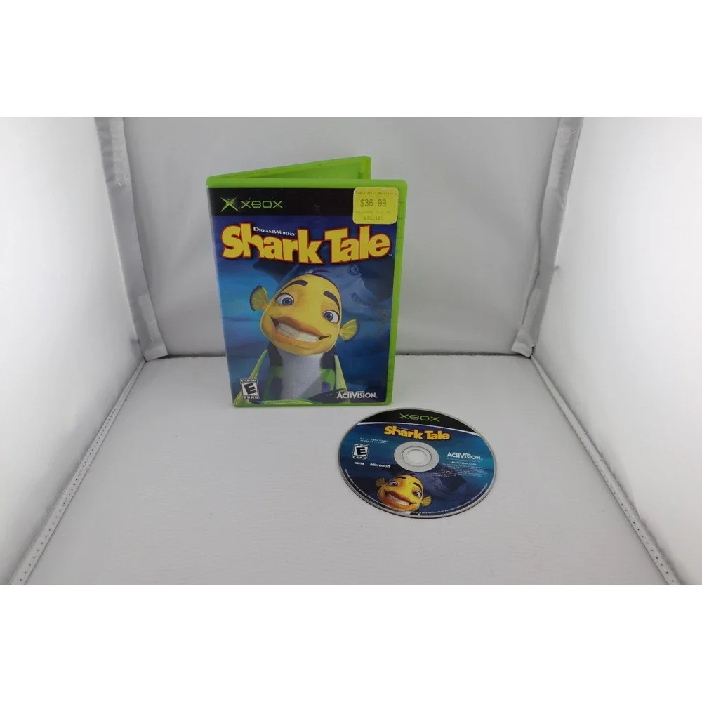 DreamWorks' Shark‎ Tale (Microsoft Xbox, 2004) Game and Case Tested and Working